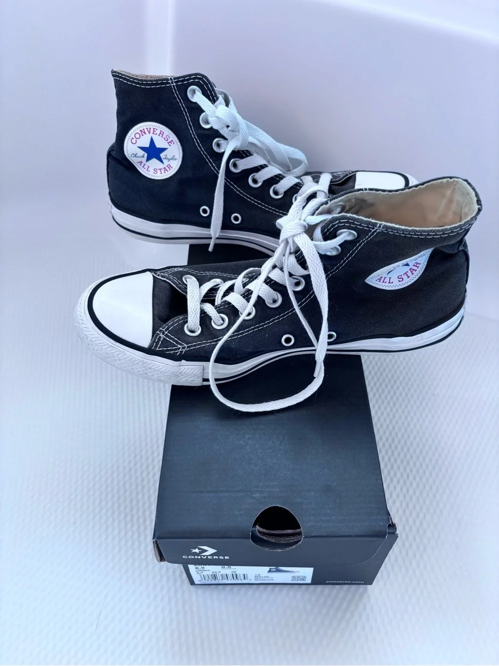 Converse Chuck Taylor All Star Black White High Top Sneakers